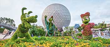 Disney Epcot Topiary Characters